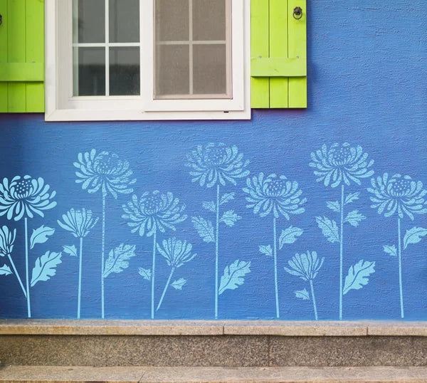 aakip™-🔥DIY decoration🌻-Garden Fence Large Flower Stencils