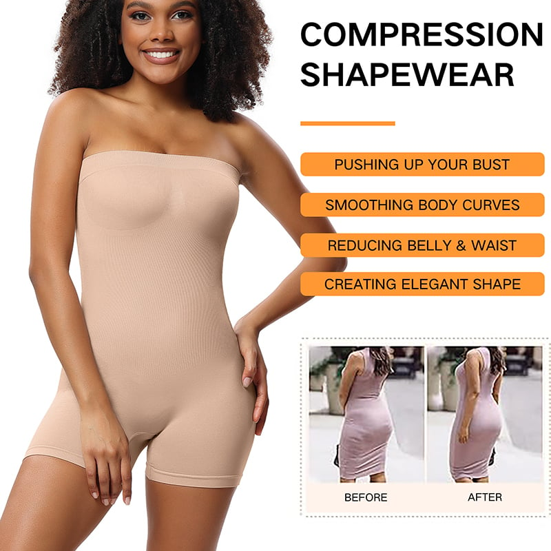 aakip™-Bodysuit Shapewear with Removable Strap