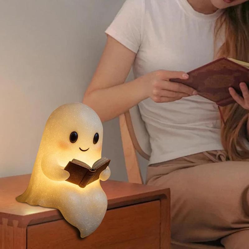 🏆50K+ SOLD! Almost Gone👻Cute Ghost Reading Book Lamp✨