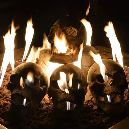 aakip™-💀Halloween Sale - Terrifying Human Skull Fire Pit