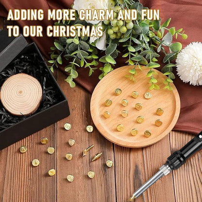 aakip™-🎁26 Letters Copper Mold —DIY Wood Burning/Carving Set