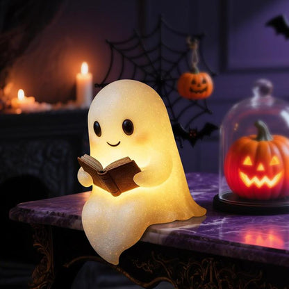 🏆50K+ SOLD! Almost Gone👻Cute Ghost Reading Book Lamp✨