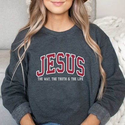 Christian Jesus Faith Crew-Neck Sweatshirt
