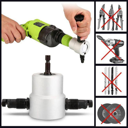 aakip™-Cutter Drill Attachment Double Head Metal Sheet