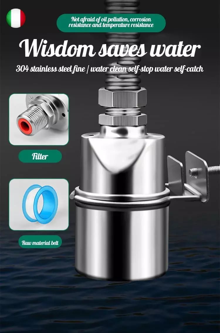 aakip™-304 stainless steel completely automatic water level control floating valve