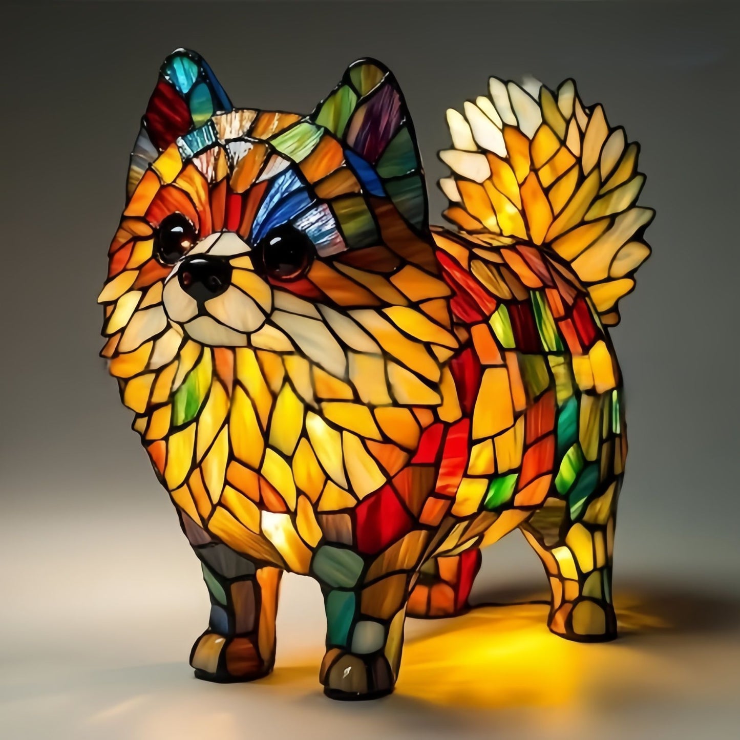 🔥Hot selling🐶magical colorful dog lamp art night lights