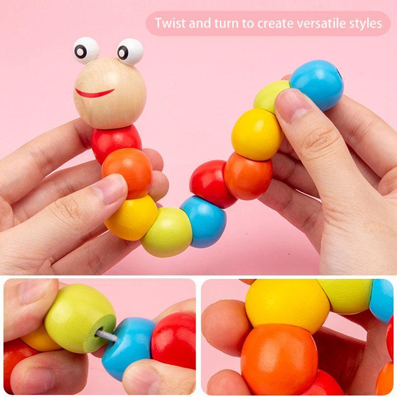 🔥6-Piece Wooden Shape Sorter Toy Set – Educational & Stacking Toy for Toddlers