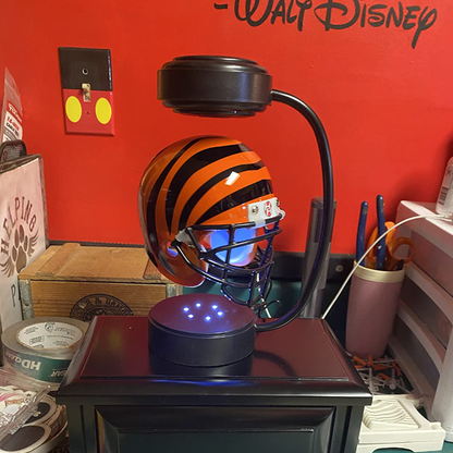 aakip™-NFL Rotating Levitating Hover Helmet With LED Lighting & Hover Football With Bluetooth Speaker