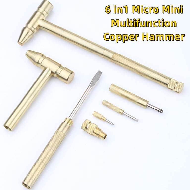 aakip™-49% OFF🎁5 in1 Micro Mini Multifunction Copper Hammer