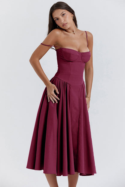 aakip™-Sleeveless Corset Fit Midi Dress(BUY 2 FREE SHIPPING)