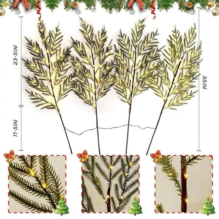 Christmas Pre-sale SAVE 49%🎄 35" Christmas Lighted Norfolk Pine Branches