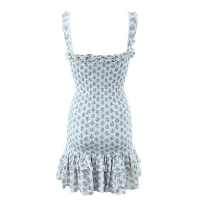 aakip™-Flirty Ruffle Sleeveless A-line Mini Dress - Perfect for a Stylish Summer Look