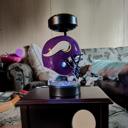 aakip™-NFL Rotating Levitating Hover Helmet With LED Lighting & Hover Football With Bluetooth Speaker