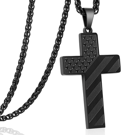 🏆Flash Sale⚡💥🎉✨Flag Cross Necklace,Best Gifts