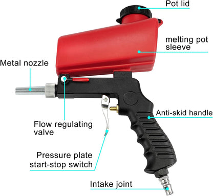 aakip™-🔥Summer Hot Sale Promotion-49% OFF✨-Portable Pneumatic Sandblasting Gun