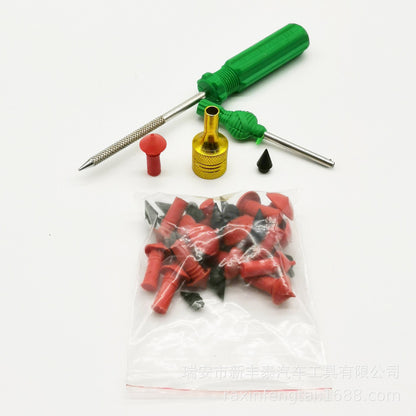 aakip™-Tubeless Tire Plugger Repair Kit on Car, Motorcycle, ATV, Jeep, Truck, & Tractor