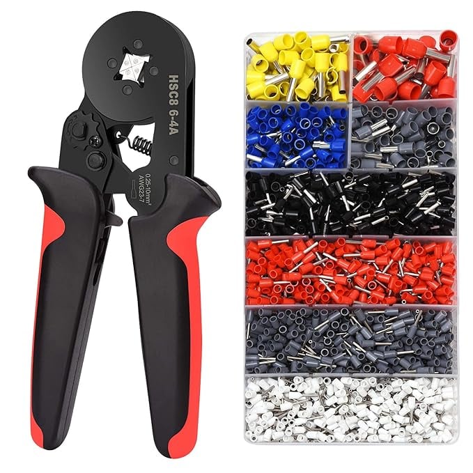Self Adjusting Wire Crimping Tool Set