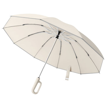 aakip™-Ring buckle umbrella, Reflective Safety Strip, Sturdy Windproof, Travel Portable
