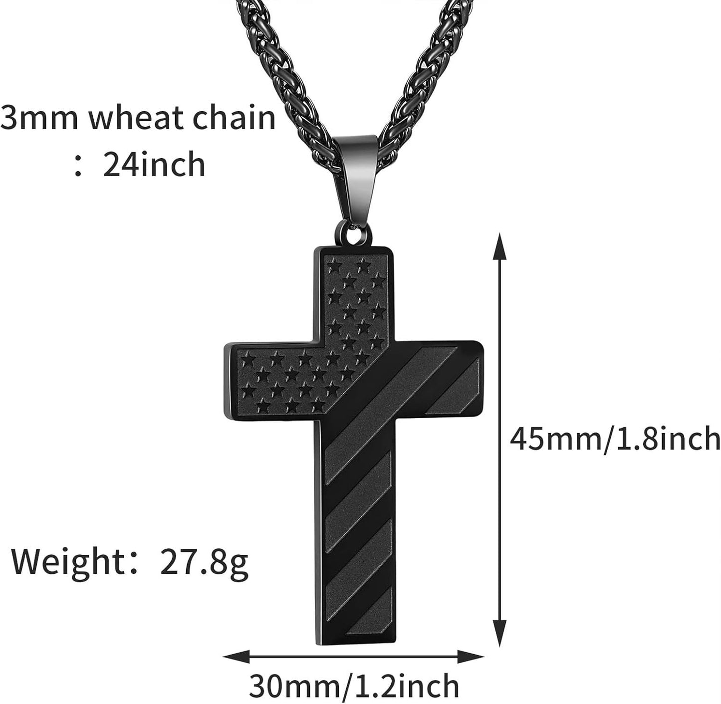🏆Flash Sale⚡💥🎉✨Flag Cross Necklace,Best Gifts