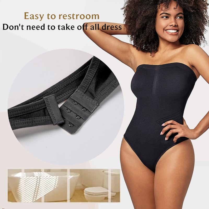 aakip™-Bodysuit Shapewear with Removable Strap