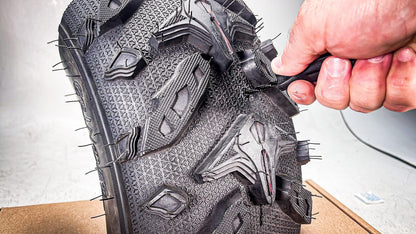 aakip™-Tubeless Tire Plugger Repair Kit on Car, Motorcycle, ATV, Jeep, Truck, & Tractor