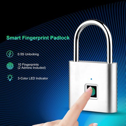 aakip™-🔒Smart Fingerprint Padlock (Model SY11 and Model M01)