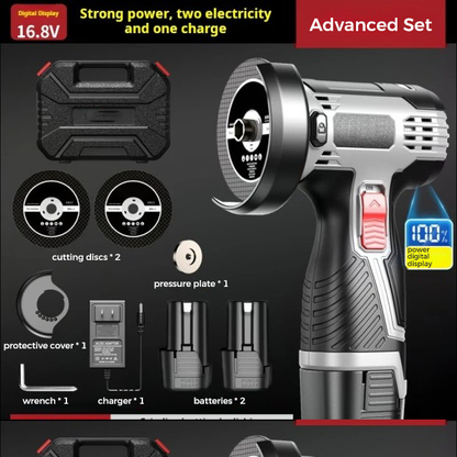 ⏳Time-limited Special🧰12V Mini Angle Grinder with Cutting Disc