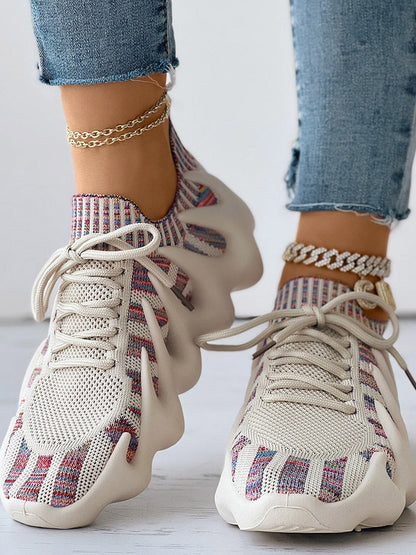 aakip™-Lace-up Knit Breathable Sneakers