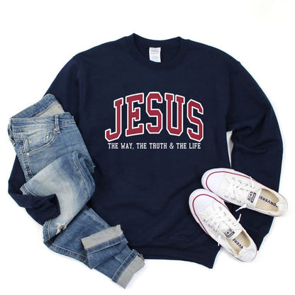Christian Jesus Faith Crew-Neck Sweatshirt
