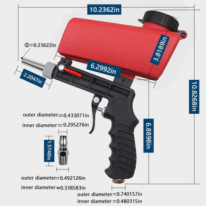 aakip™-🔥Summer Hot Sale Promotion-49% OFF✨-Portable Pneumatic Sandblasting Gun