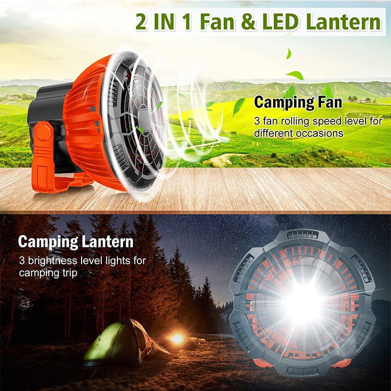 aakip™-💥49% OFF🔥Portable Camping Fan with LED Lantern🔥BUY 2 Free Shipping