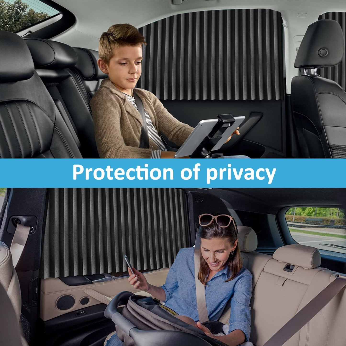 aakip™-🔥Universal Fit Magnetic Car Side Window Privacy Sunshade