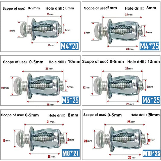 aakip™-(🔥HOT SALE NOW - 50% OFF)-Expansion Screw Petal Nut(BUY MORE SAVE MORE)