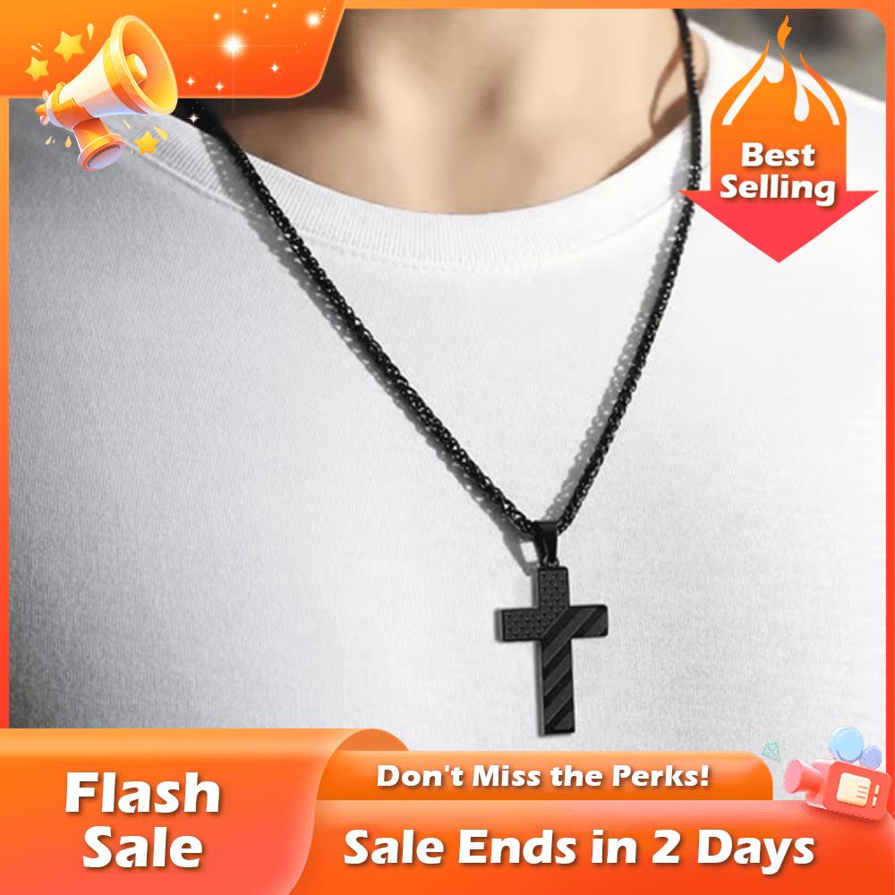 🏆Flash Sale⚡💥🎉✨Flag Cross Necklace,Best Gifts