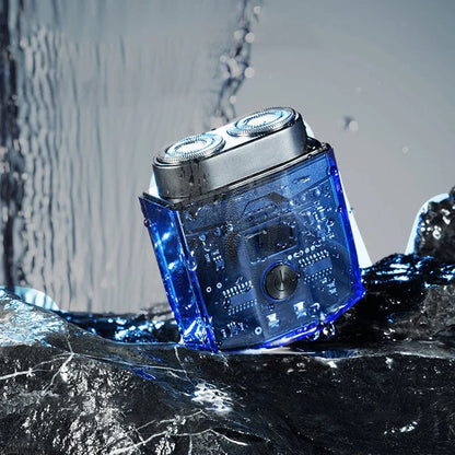 🔥Transparent and silent mini electric shaver