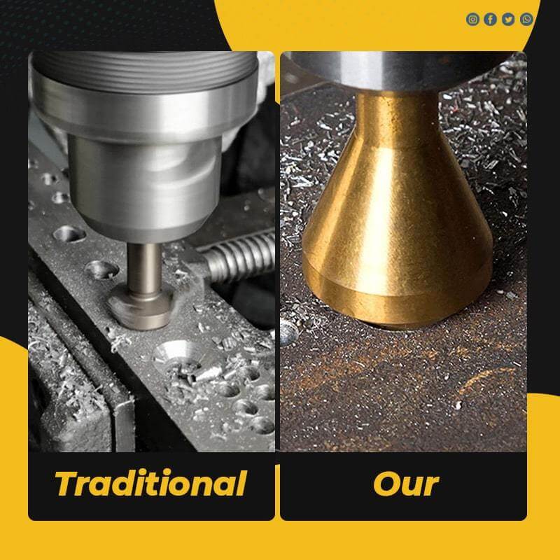 aakip™-🔥Titanium Coated Countersink Chamfer Tool(4 PCS)