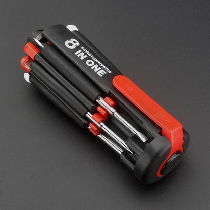 aakip™-8 Screwdrivers in 1 Tool with Worklight and Flashlight