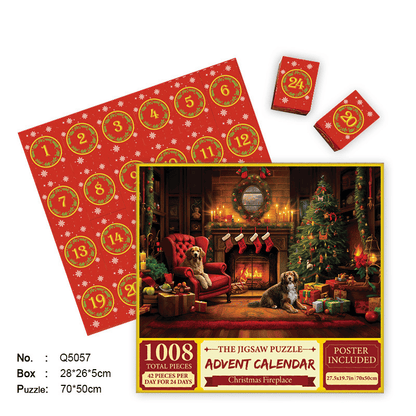 🎄Christmas Advent Calendar Jigsaw Puzzle 1000 pcs 🧩