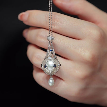aakip™- 49% OFF--Pearl & Gemstone Lavalier Pendant