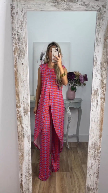 aakip™-New Arrival Abstract Printed Comfy Suit For Women