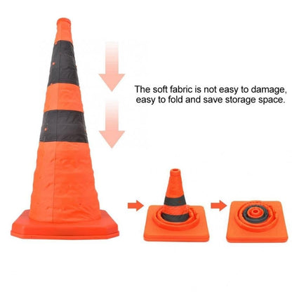 aakip™-Foldable Traffic Reflective Safety Cone with LED Lights