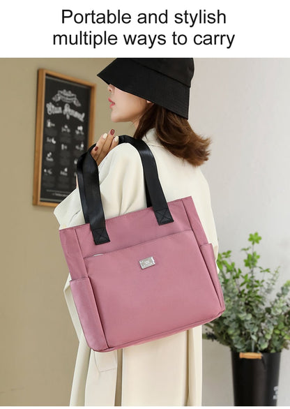 aakip™-⏰Hot Sale-49% OFF🔥2024 Large Capacity Waterproof Multi Pocket Nylon Shoulder Bag👜