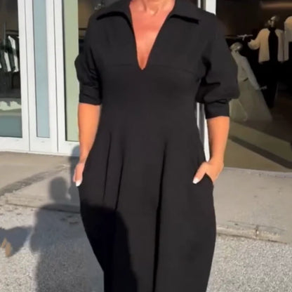 ⏳Limited time 49% off!💥 🌸Spring Specials🌸 V-neck midi dress with lapel