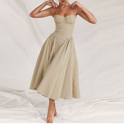 aakip™-Sleeveless Corset Fit Midi Dress(BUY 2 FREE SHIPPING)