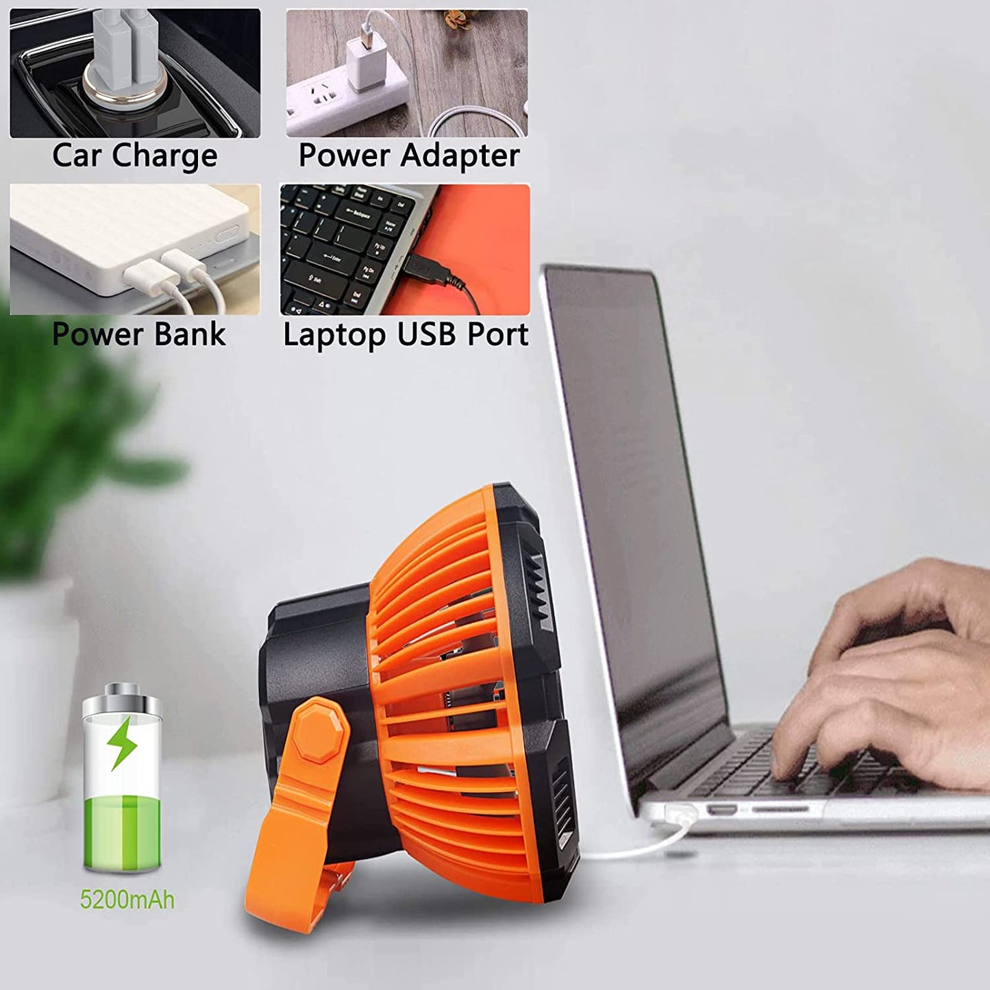 aakip™-💥49% OFF🔥Portable Camping Fan with LED Lantern🔥BUY 2 Free Shipping