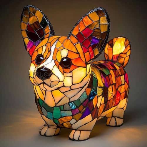 🔥Hot selling🐶magical colorful dog lamp art night lights