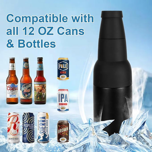 aakip™-Beer Bottle and Can Cooler with Beer Opener