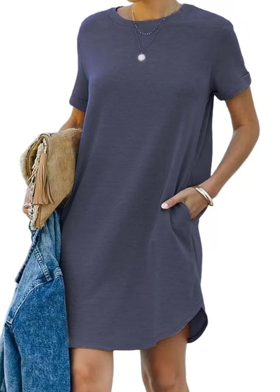 aakip™-Short Sleeve T-shirt Dress(Buy 2 Free Shipping)