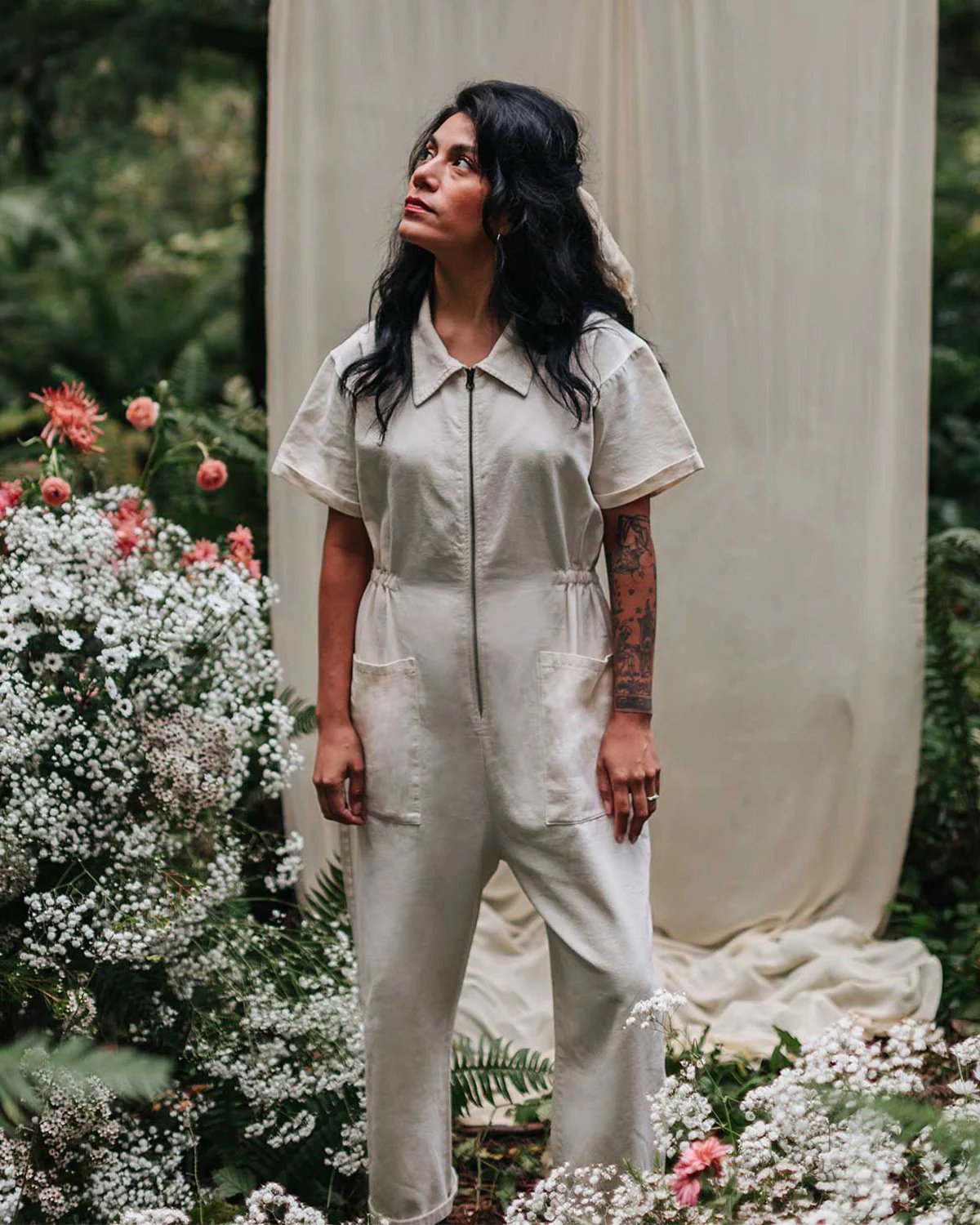 Cropped Utility Jumpsuit - Buy Two And Get Free Shipping