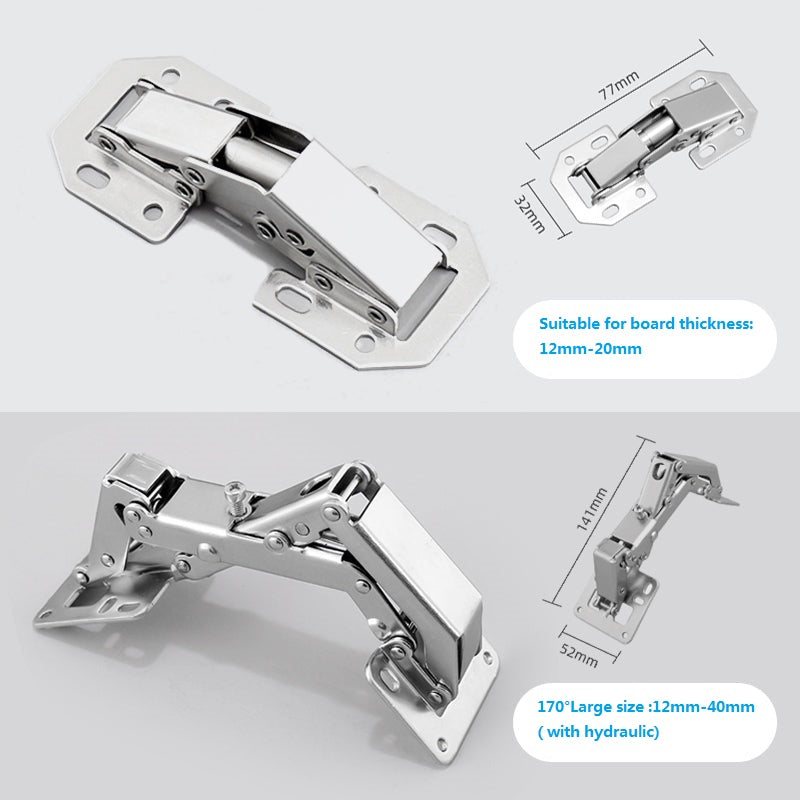 aakip™-🔥Cabinet Hinges - Easy Installation of Bridge Door Hinges